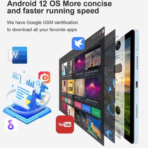 Tablet PC con pantalla táctil WIFI de 11 pulgadas con Android 12,0 6GB + 128GB Procesador Octa Core 6000mAh - Imagen 4