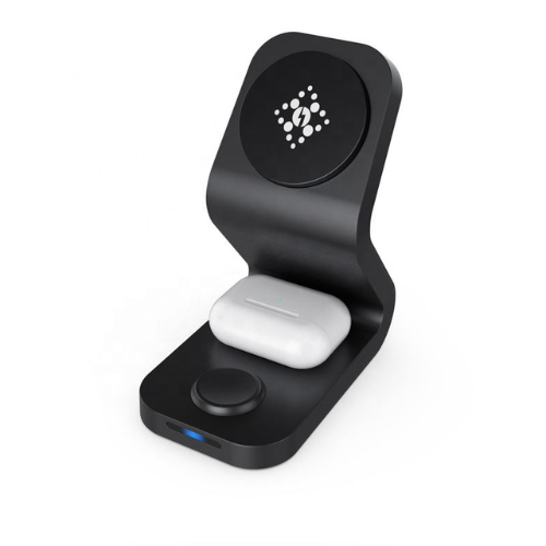 Cargador inalámbrico magnético 3 en 1, 15W: carga tu iPhone, Apple Watch y AirPods - Imagen 4