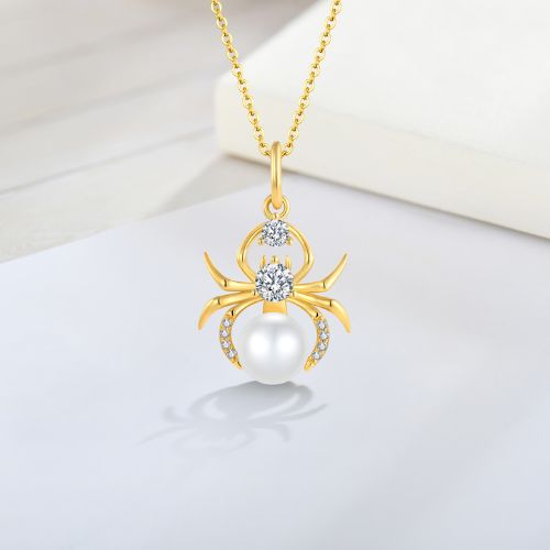 Collar Corazón Infinito en Plata 925 Chapado en Oro 18K Gold Amarillo de Alta Gama 45 cm - Imagen 2